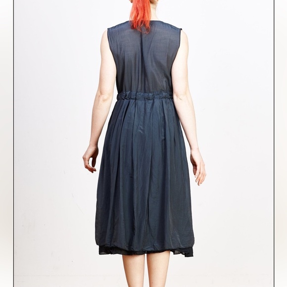 CP Shades Cotton Silk Gray Sleeveless Julia Midi Dress Size Small - Picture 7 of 15